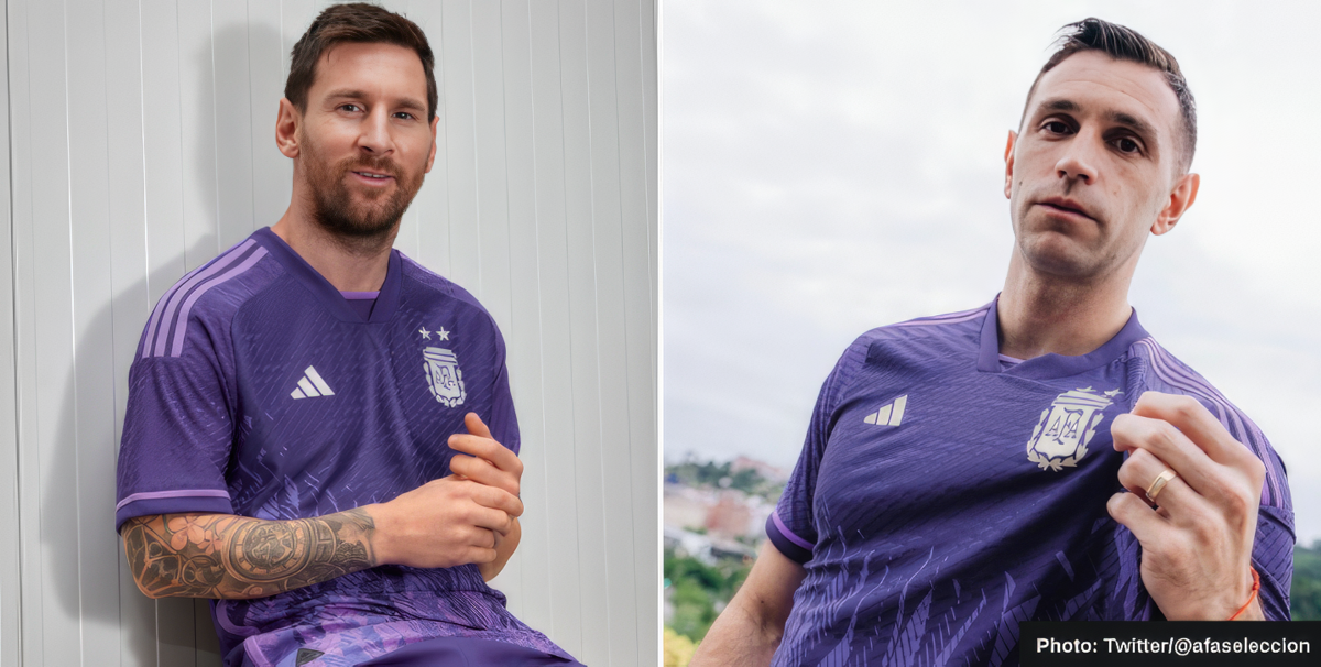 Argentina purple away kits