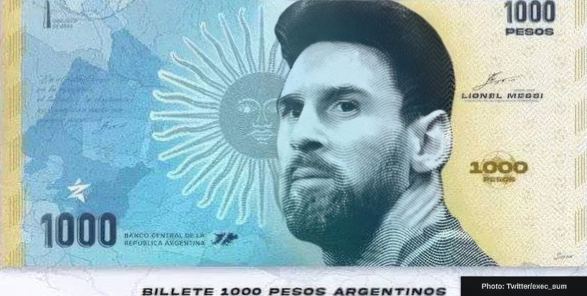 Argentina to make Messi face of 1000 peso notes