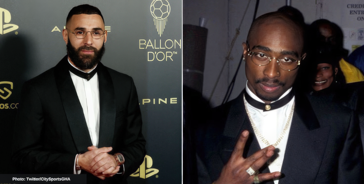 Benzema, dressed in Tupac drip, wins his first Ballon d'Or