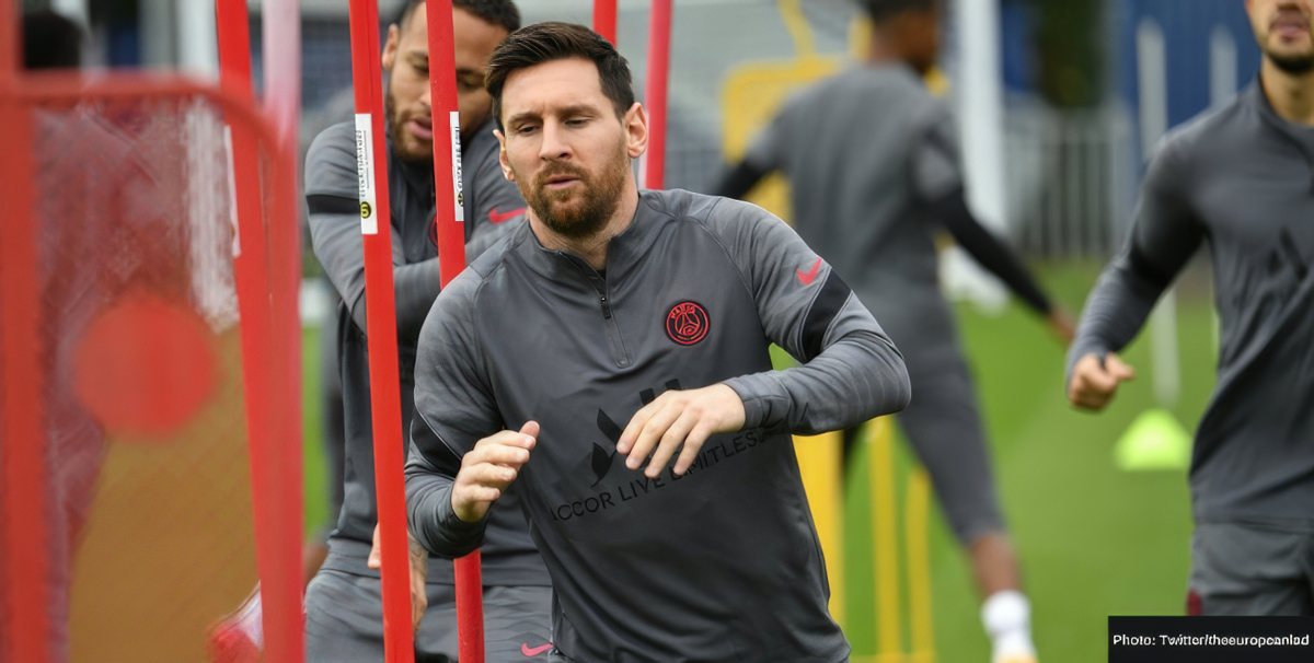Champions League Messi returns to training ahead of Manchester City clash 2