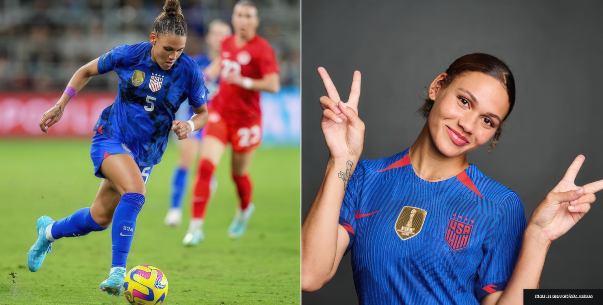 Dennis Rodman's daughter Trinity Rodman is the next face of USWNT