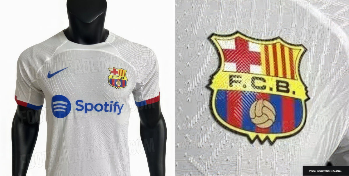 Leaked Barcelona's away kit for the 2023-24 season