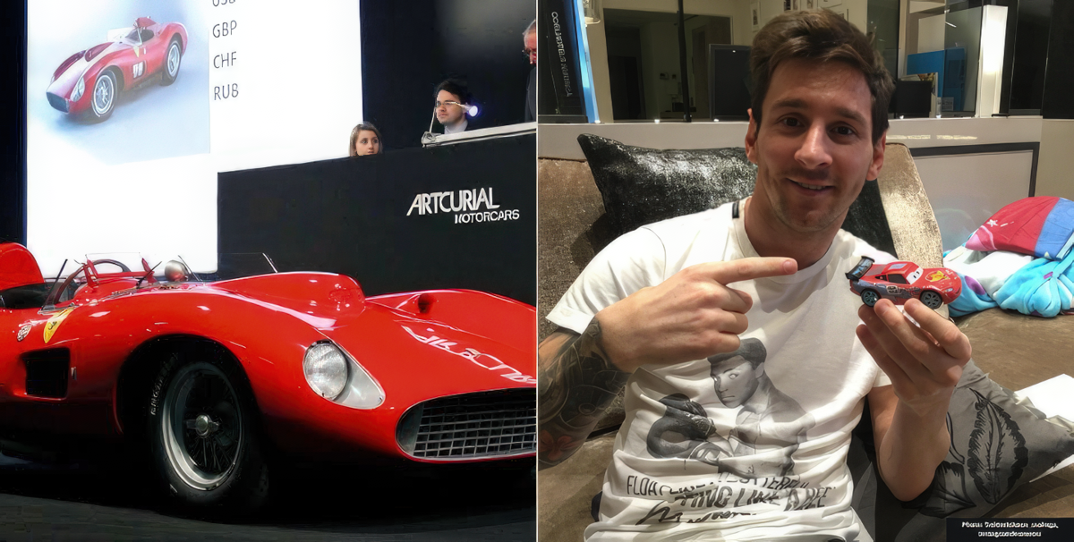 Lionel Messi spent $36 Million on rare Ferrari 335 S Spider Scaglietti