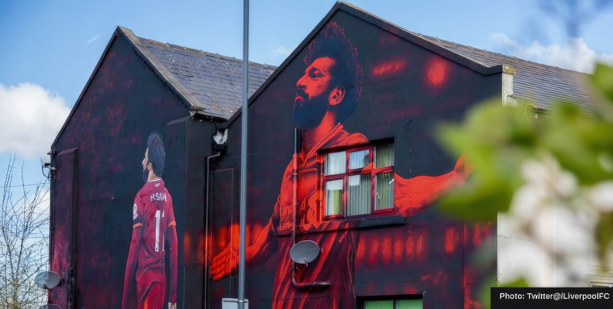 New Mo Salah mural immortalizes the star outside Anfield