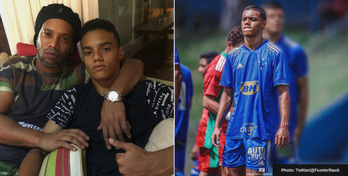 Ronaldinho's 17-year-old Son tries out for Barcelona U-19