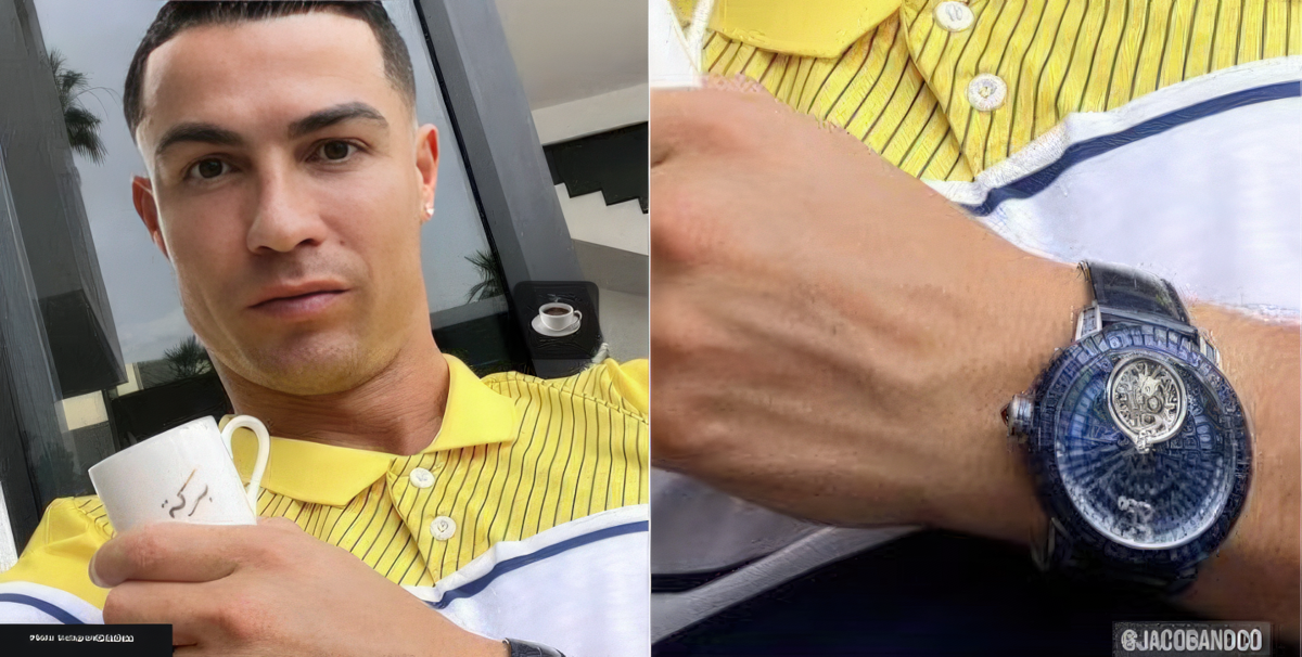 Ronaldo flaunts $700k Jacob & Co watch on Instagram