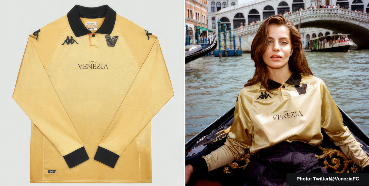 venezia gold kit shirt